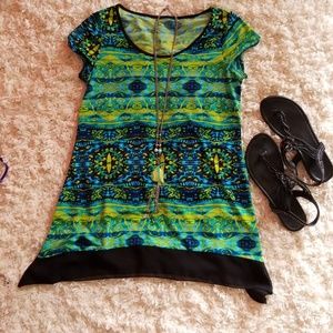Fun chic colorful tunic